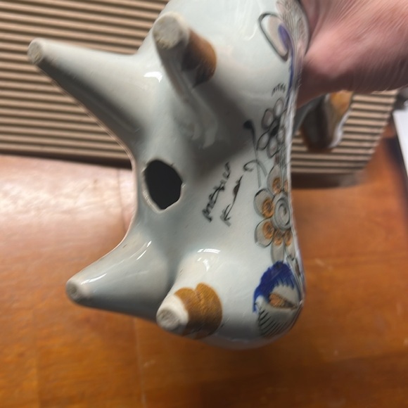 Ken Edward’s Collectible Ceramic Deer/Goat Hand Painted - Picture 9 of 9